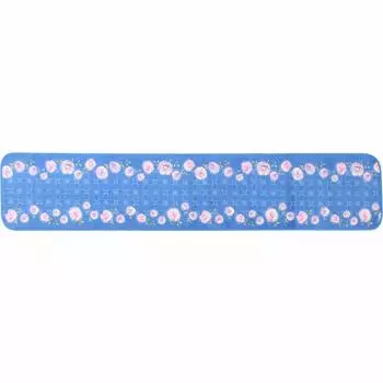 Коврик для кухни OKA Blue 45 см x 240 см Royal Collection Chelsea приблизительно. (Роза Элегантная)