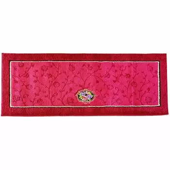 Коврик для кухни OKA Chenille Rose 45 см x 120 см розовый в высоком качестве приблизительно. (Сделано в Японии, Адсорбция, Wilton)