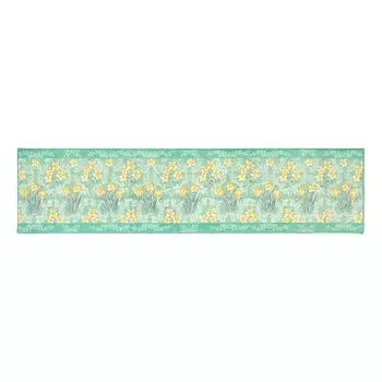 Коврик для кухни OKA Royal Collection Arts 45 см x 180 см, зеленый, приблизительно. (Нескользящий, моющийся, скандинавский)