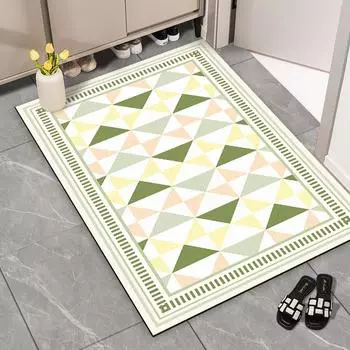 Коврик для кухни с противоскользящим покрытием, простой, впитывающий масло, длинный, противогрязный, для ног, вход в ванную, дверь в ванную, противопадающий 40 * 60Cm One touch clean