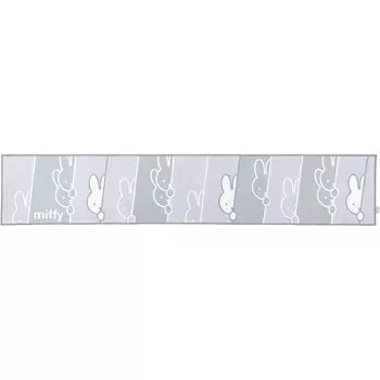 Коврик для кухни Senko Miffy One Step 45 x 240 см, серый, с изображением животного Miffy 64873, прибл. серый