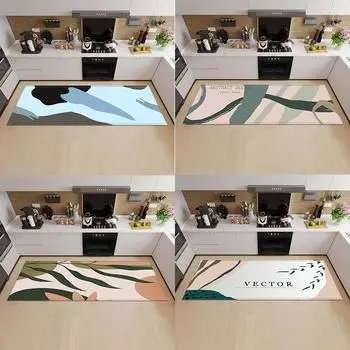 Коврик для кухонной двери, ковер для спальни, нескользящий пол, балкон, коридор, длинный ковер, прикроватный коврик для гостиной 50x80cm