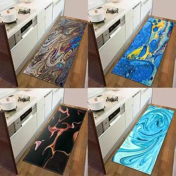 Коврик для кухонной двери, ковер для спальни, нескользящий ковер для ванной комнаты, коридора, прикроватный коврик для гостиной 50x80cm