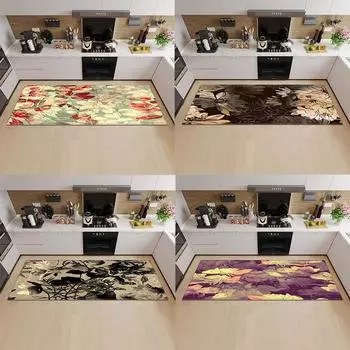 Коврик для кухонной двери, ковер для спальни, нескользящий пол, балкон, коридор, длинный ковер, прикроватный коврик для гостиной 50x80cm