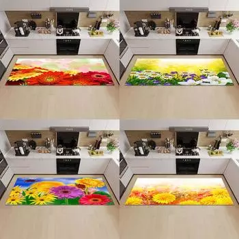 Коврик для кухонной двери, ковер для спальни, нескользящий пол, балкон, коридор, длинный ковер, прикроватный коврик для гостиной 50x80cm