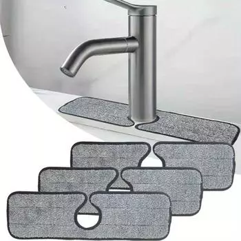 Коврик для кухонной раковины, защищающий от брызг, коврик для столешницы, защищающий от брызг, из микрофибры, впитывающий коврик 3pcs