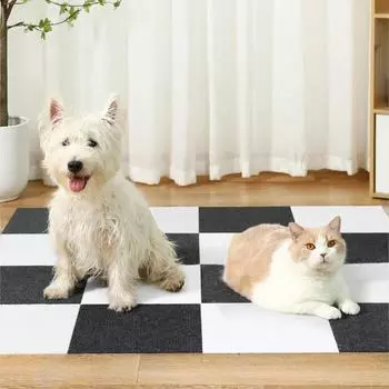 Коврик для лазанья для кошек, нескользящий коврик для ползания кошек, самоклеящаяся мебель для дивана, защитный коврик для домашних животных для кошек и собак, товары для животных 30x30cm светло-серый