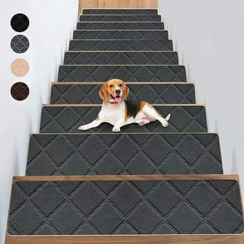 Коврик для лестницы, наклеиваемый наклейкой на ступеньку, коврик для ступеней, составной коврик для ступеней, противоскользящий коврик без клея