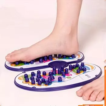 Коврик для массажа ног, рефлексологический массажный коврик для ног, каменный массажер для ног, массажер для кровообращения ног