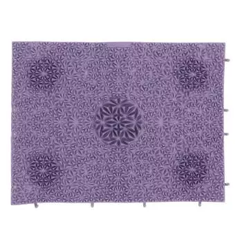 Коврик для массажа ног, снятие боли, стимулирование кровообращения, акупрессура, рефлексотерапия, пластина для массажа ног фиолетовый