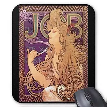 Коврик для мыши Alphonse Photopad Знаменитые картины Мухи JOB Cigarette (Мировая серия)