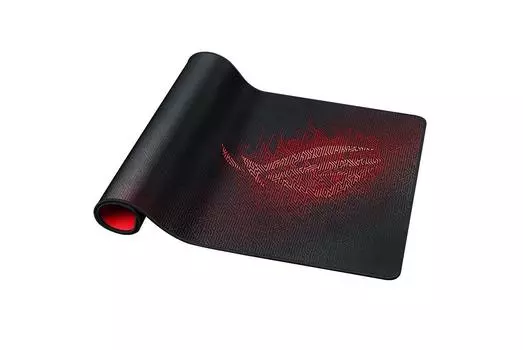 Коврик для мыши ASUS Ultimate Gaming Mouse Pad Rubber с широким дизайном и бесконечно гладкой поверхностью NC01-1A сверхбольшой чёрный