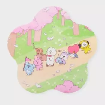 Коврик для мыши BT21 «Весенние дни»