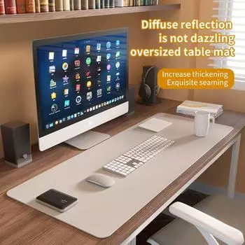 Коврик для мыши для домашнего офиса, большой, игровой, водонепроницаемый, PU, коврик для стола, компьютерный коврик для мыши, коврик для клавиатуры, чехол для стола, игровой коврик для мыши 60x30 cm