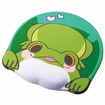 Коврик для мыши ELECOM, подставка для запястья, жевательные щеки, лягушка MP-AN03FRO