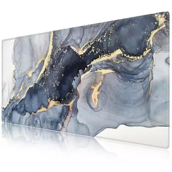 Коврик для мыши iCasso, игровой коврик для мыши, большой, скандинавский узор, 90x40 см, водостойкий, легко моющийся, на резиновой основе, для работы, игр, офиса, дома SBD9