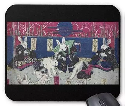 Коврик для мыши из фотопэда Yoshifuji Kanjin Grand Sumo «Usagi-e Picture» Утагавы (Серия Укиё-э)
