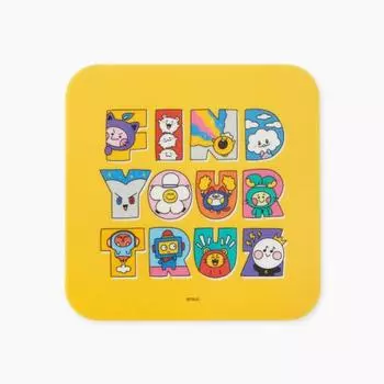 Коврик для мыши Line Friends Truz желтый