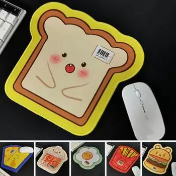 Коврик для мыши, нескользящая подушка для мыши, гладкая поверхность, мультяшный узор, компьютерный коврик для мыши для домашнего офиса, стола оранжевый