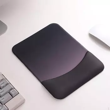 Коврик для мыши с подставкой для запястья, коврик для мыши, подарок друзьям, удобная поддержка, коврик для мыши для офисного ноутбука чёрный