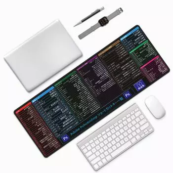 Коврик для мыши Tinbot, очень большой, водонепроницаемый, игровой коврик для мыши, коврик для клавиатуры, резиновая подошва, прошитые края для игр, офиса, дома, унисекс, нескользящий, противоскользящий