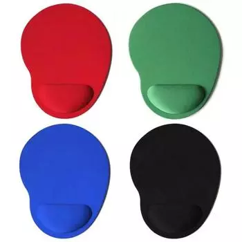 Коврик для мыши: Удобный и прочный коврик для мыши для ноутбука — поддержка запястья для максимального комфорта! Подходит для женщин и мужчин светло-зеленый