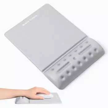 Коврик для мыши Univo Colors Коврик для мыши со встроенной подставкой для запястья 245 мм x 170 мм Снижает усталость Эргономичный дизайн Мягкий материал Снимает напряжение Подставка для запястья