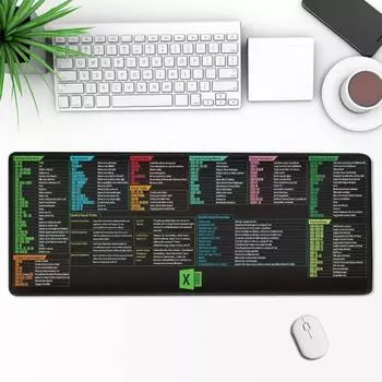 Коврик для мыши Yousheng, большой коврик для мыши Excel, износостойкая гладкая поверхность, нескользящая основа, легко моется, коврик для мыши для настольных игр 30*80cm A