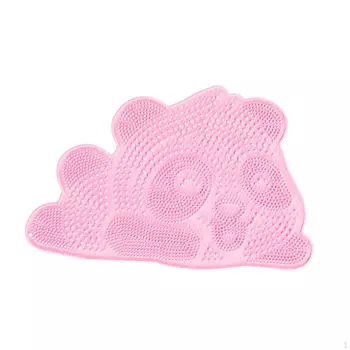 Коврик для мытья ног для душа, настенный коврик для мытья ванны, массажер для мытья ног розовый