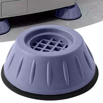 Коврик для ног из 4 предметов для стиральной машины, противоударный универсальный приподнятый коврик и коврик, резиновый коврик для ног на основании холодильника One Size