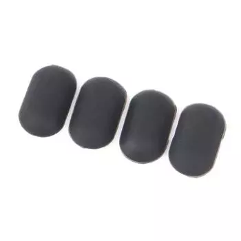 Коврик для ног из резины черного цвета, противоскользящий