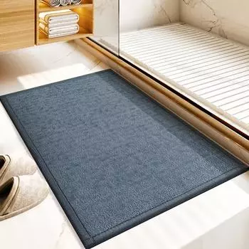 Коврик для ног с плюшем и трехмерным узором «снежинка», бархатный, впитывающий коврик для ванной, бытовой туалет, нескользящий туалет для душевой комнаты 40*60CM