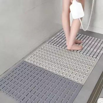 Коврик для ног в ванной комнате, нескользящий для домашнего использования Коврик для душевой комнаты, нескользящий для ванной комнаты и туалета 68X40cm