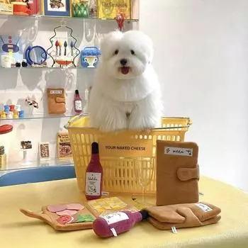 Коврик для нюханья домашних животных, головоломка, плюшевые игрушки для собак для маленьких и средних собак, игрушки для собак, медленная еда, миска для кормления, диспенсер для еды, коврик для лакомств