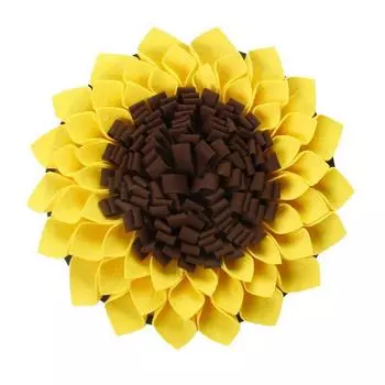 Коврик для нюханья собак, коврик для кормления кроликов, коврик для кормления в форме подсолнуха, тренировочный коврик для лечения, скучные выключатели для кроликов, морских свинок