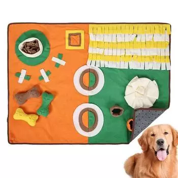 Коврик для обнюхивания домашних животных, коврик для дрессировки собак, коврик для медленной еды, одеяло для тренировки запахов, коврик для нюхания собак, игрушки