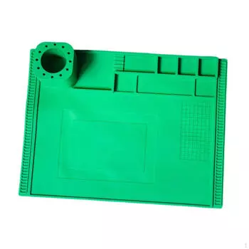 - Коврик для пайки, рабочий, легкоочищаемый верстак, коврик для пайки и ремонта зелёный