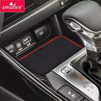 Коврик для паза в дверце автомобиля Smabee для Kia K3 FORTE Cerato 2024 - 2024 GT с противоскользящей накладкой на дверной паз, нескользящие аксессуары для интерьера