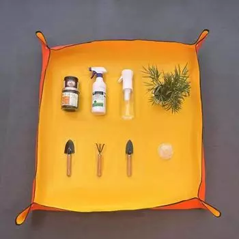 Коврик для пересадки комнатных растений Складной водонепроницаемый Легко чистящийся Многоразовый коврик Простая установка Широко используемый коврик для пересадки XS