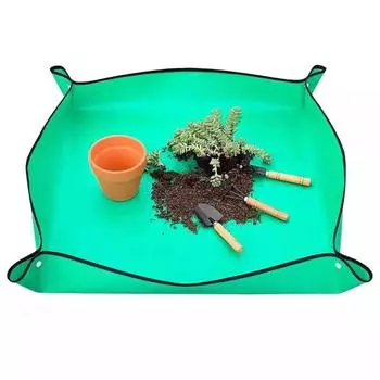 Коврик для пересадки растений, складной садовый коврик для работы, садовый коврик One Size