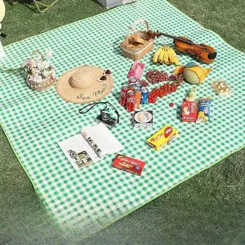 Коврик для пикника на открытом воздухе, утолщенный ветром, водонепроницаемый коврик, двусторонний холодоизоляционный коврик для пикника, коврик для пикника, напольный коврик. 1x1