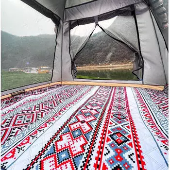 Коврик для пикника на пляже, сложенный, легкий, многоцелевой, походный, для барбекю в парке