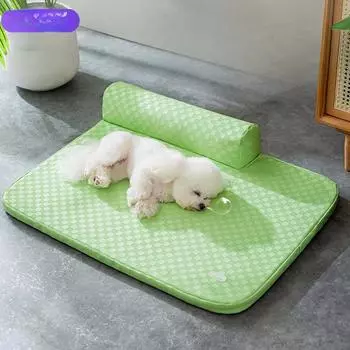 Коврик для питомца Собачья будка Кошачья будка Весенние и летние товары для сна у собак Коврик для сна для кошек Четыре сезона Универсальный напольный коврик Кровать для собак S 45*35