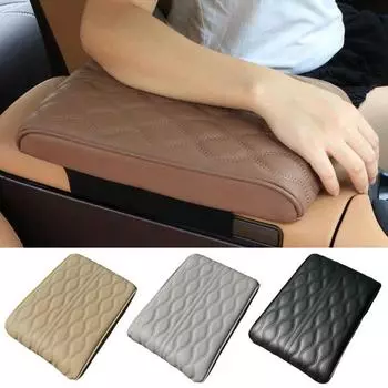 Коврик для подлокотника автомобиля, водонепроницаемый чехол на подлокотник автомобиля, мягкая удобная поддерживающая подушка для авто, грузовика, автомобиля чёрный