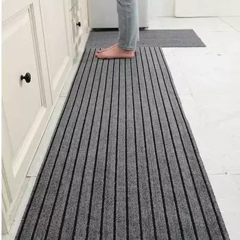 Коврик для пола 1 шт., кухонный полосатый коврик, впитывающий и маслянистый, устойчивый к пятнам, для ванной комнаты, туалета, домашнего декора 40X60CM