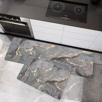 Коврик для пола Diatom Mud, легкий, роскошный, абсорбирующий, впитывающий масло, кухонный коврик для пола, бытовой, грязный, износостойкий, для ванной, нескользящий коврик 40 * 60cm