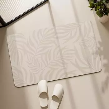 Коврик для пола Diatom Mud, противоскользящий коврик для ванной, простой коврик для туалетной двери, легко ремонтируемый, впитывающий воду коврик 50 * 80cm