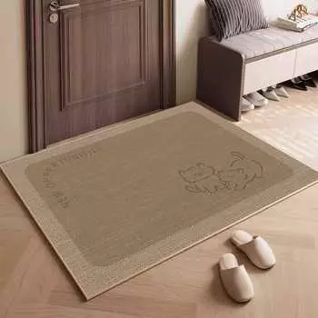Коврик для пола, дверной коврик, новый легкий, роскошный, усовершенствованный дверной коврик, внутренняя часть, противоскользящий износостойкий ковер 40 * 60cm