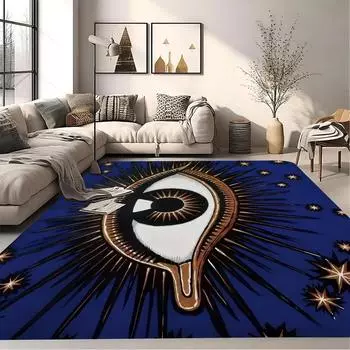 Коврик для пола Evil Eye, коврик для ванной, коврик для дома в скандинавском стиле, коврик для ванной и туалета, коврик для спальни, 260 г, фланель, бесплатная доставка 40X60CM