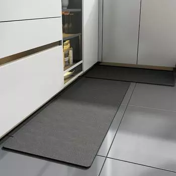Коврик для пола кухни Нескользящий Чистящий бытовой коврик с длинной полоской Простой впитывающий масляный коврик для ног Устойчивый к воздействию масла Коврик для грязного ковра 40*60CM